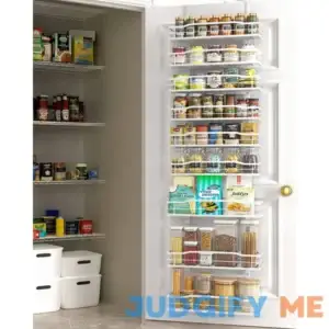 Moforoco White 9-Tier Over The Door Pantry Organizer