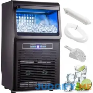 VEVOR Countertop Ice Maker 70LB/24H 350W Automatic Portable Ice Machine with 11LB Storage