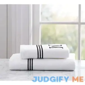 Pottery Barn Grand Organic Embroidered Towel