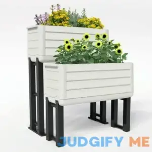 Modular Garden Set Endless Configurations with Folding System for Storage 27" L x 11" W x 33" H
