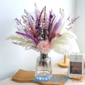 muyeji Natural Dried Pampas Grass Bouquet boho Home Decor