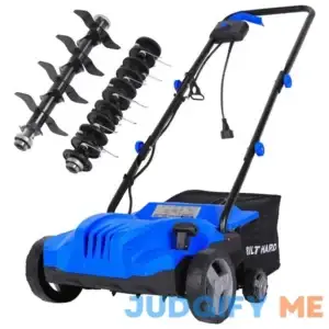 Electric-Powered Dethatcher Scarifier with 12 Amp Copper Motor 13-inch Raking Width