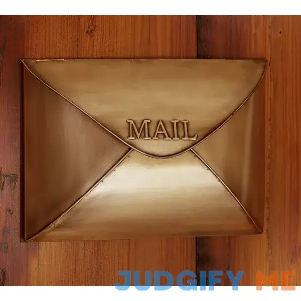 Pottery Barn Envelope Mailbox Antique Pottery Barn Envelope Mailbox Antique