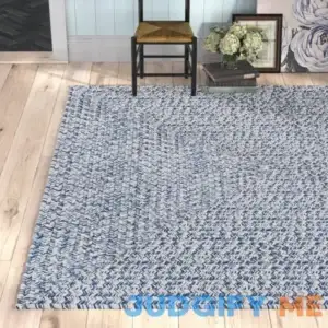 Trombetta Area Rug in Dark Blue/Ivory Laurel Foundry Modern Farmhouse Rug