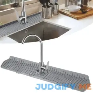 GIGABASKETS 24-Inch XXL Kitchen Sink Splash Guard Silicone Sink Protectors for Kitchen Sink