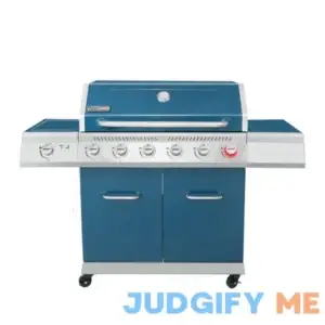 Royal Gourmet 6-Burner Propane Gas Grill in Blue with Sear Burner and Side Burner