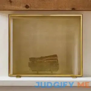 West Elm Austin Thin Metal Fireplace Screen Screen Metal