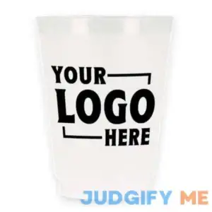 Sample - 16 oz. Frosted Translucent Plastic Stadium Cup - Trans Clear