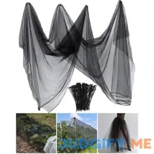 Zonon Garden Insect Netting Pest Barrier Fly Bird Net Mosquito Net Protecting Tree Plants Vegetable Flowers Fruits Barrier Hunting Blind Plant