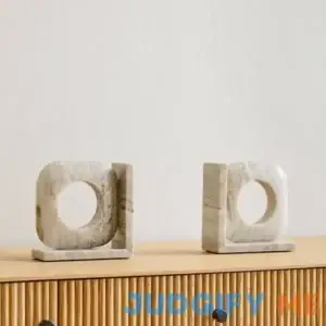 West Elm Bellport Stone Link Objects Bookends