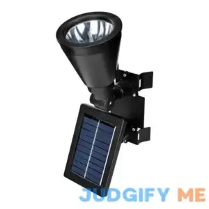 Luminar Outdoor Solar LED Black Finish Flagpole Light