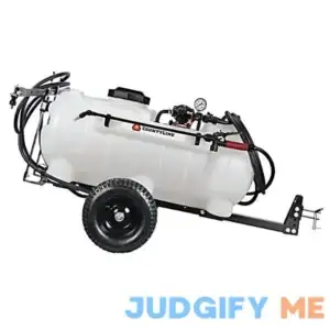 CountyLine 25 gal. 2-Nozzle Tow-Behind Trailer Sprayer Max 70 PSI