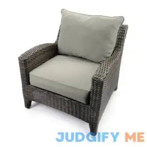 Outdoor Deep Seat/Back Chair Cushion Set with Welt Wade Logan Fabric