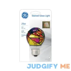 GE Stained Glass Light Bulb