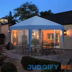 10 Ft. W x 10 Ft. D Steel Pop-up Canopy Zenova Roof