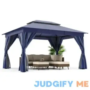 Steel Patio Gazebo Lausaint Home Roof