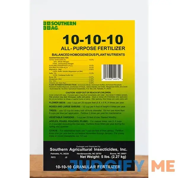 Southern Ag All Purpose Fertilizer 10-10-10 Southern Ag All Purpose Fertilizer 10-10-10