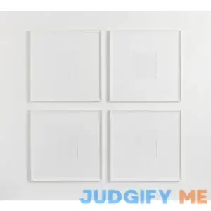 Pottery Barn Beveled Wood Gallery Set 25"x25" Overall