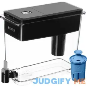 Brita Extra Large Ultramax 27 Cup Black Filtered Water Dispenser with 1 Elite Filter