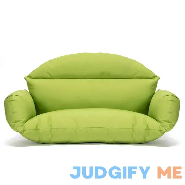 Hanging 2 Person Egg Swing Cushion LeisureMod Hanging 2 Person Egg Swing Cushion LeisureMod