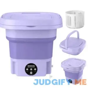 0.28 cu ft. Portable Top Load Washer Detachable Drain Basket 3 Modes for Underwear