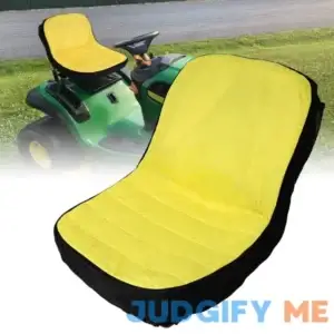 Riding Lawn Mower Cushioned Seat Cover LP92334 for John Deere Mower Tractor & Gator Weatherproof Seats up to 18" High Oxford 300D Fabric with