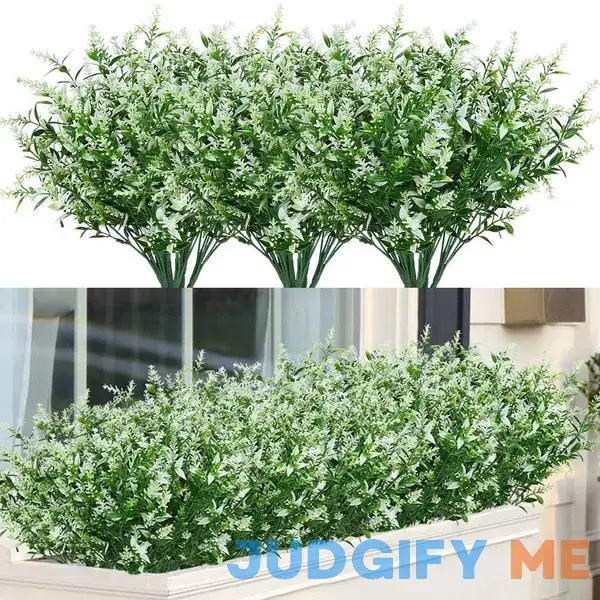 ArtBloom Outdoor Artificial Lavender Fake Flowers UV Resistant Shrubs ArtBloom Outdoor Artificial Lavender Fake Flowers UV Resistant Shrubs