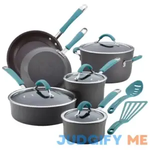 Rachael Ray Cucina 12-Piece Nonstick Cookware Set