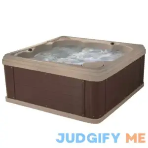 Essential Hot Tubs Shoreline Lounger 24 Jet 6-Person Lounge Seating with Massage Features