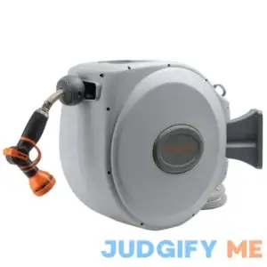 Giraffe Tools Cw20 Retractable Garden Hose Reel 5/8" x 65 ft Heavy Duty Water Hose Reel