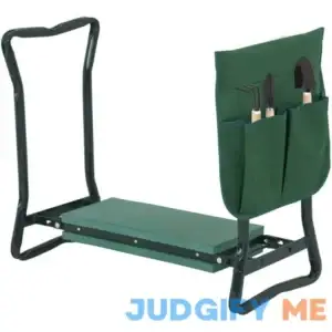 Smartxchoices Folding Garden Kneeler Seat Garden Bench Stool with Handles Multi-use Pouch