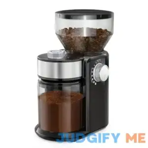 Electric Burr Mill Coffee Grinder with 18 Precise Grind Settings for Espresso