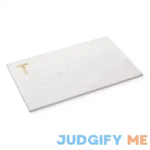 williams-sonoma Marble & Brass Monogram Board