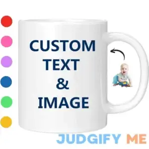 Custom Photo Coffee Mug Personalized Mug w/Picture Text Name