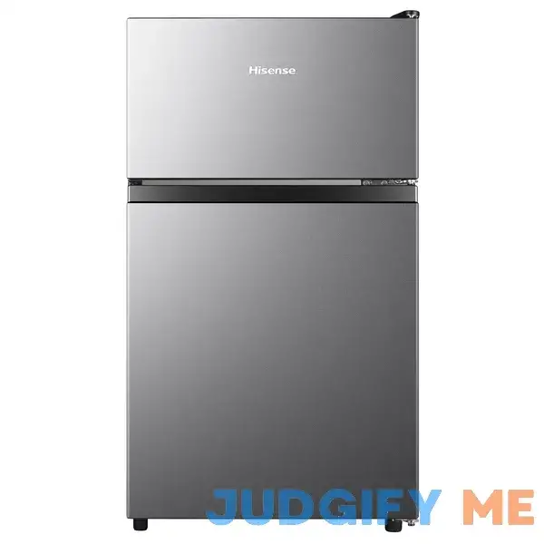 Hisense 3.1-cu ft Mini Fridge with Freezer ENERGY STAR LMT33M6AVE Hisense 3.1-cu ft Mini Fridge with Freezer ENERGY STAR LMT33M6AVE