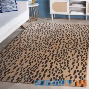 Willa Arloв„ў Interiors Chanler Animal Print Hand-Tufted Wool Beige/Brown Area Rug Zipcode Design Rug