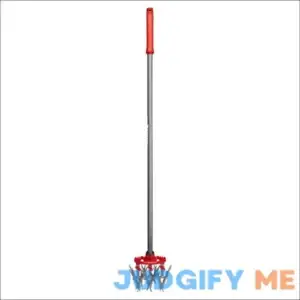 MAX DiscCULTIVATOR Adjustable 6.5 in. Steel Tines with Red Comfort Gri