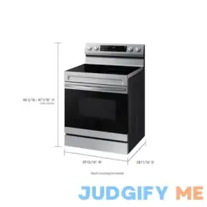 Samsung 6.3 cu. ft. Smart Freestanding Electric Range with No-Preheat Air Fry & Convection