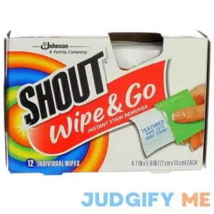 Shout Wipe & Go Instant Stain Remover Wipes