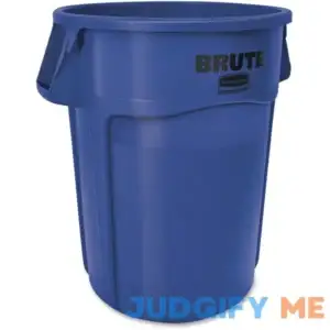 Rubbermaid 264360BE Brute 44 gal. Blue Round Vented Trash Can