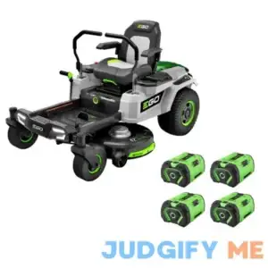 EGO Power+ Z6 ZT4204L 42 in. 56 V Battery Zero Turn Riding Mower Kit (Battery & Charger) W/ FOUR 10.0 AH BATTERIES