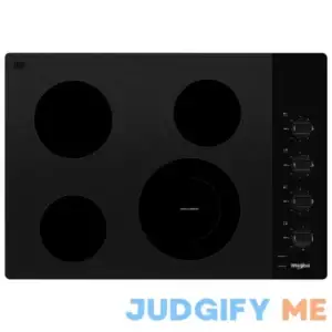 Whirlpool 30-inch Electric Ceramic Glass Cooktop With Dual Radiant Element