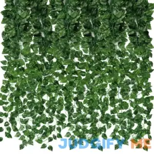 Cewor 24 Pack 173ft Artificial Ivy Greenery Garland Fake Vines Hanging Plants Backdrop for Room Bedroom Wall Decor