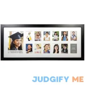 13 Opening Black Collage Frame by Studio Decor | 10" x 24" / 5" x 7" x 2" x 3" mat | Michaels