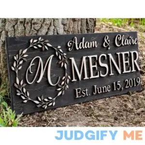 Custom Wedding Sign | Personalized Wedding Gift | Anniversary Gift