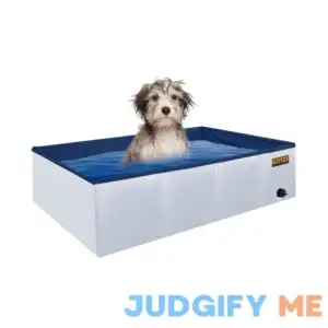 Kopeks Outdoor Portable Rectangular Dog Swimming Pool