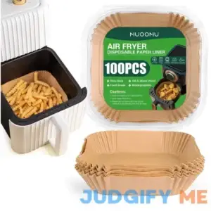 MUOOMU Air Fryer Disposable Square Parchment Liners