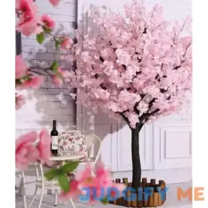 Artificial Cherry Blossom Trees Handmade Light Pink Tree Indoor Outdoor Home Office Party Wedding