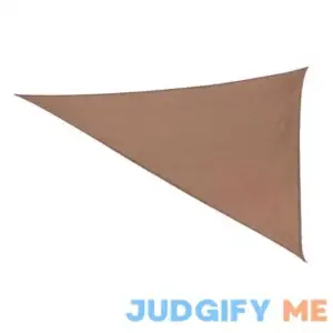 Coolaroo Ready-To-Hang Polyethylene Triangle Shade Sail Canopy