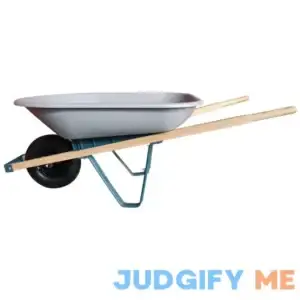 4 cu. ft. Poly Wheelbarrow with a Pneumatic Tire